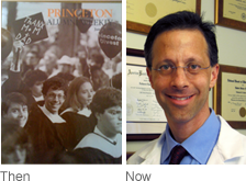 Dr. Tindel at Princeton and Now.